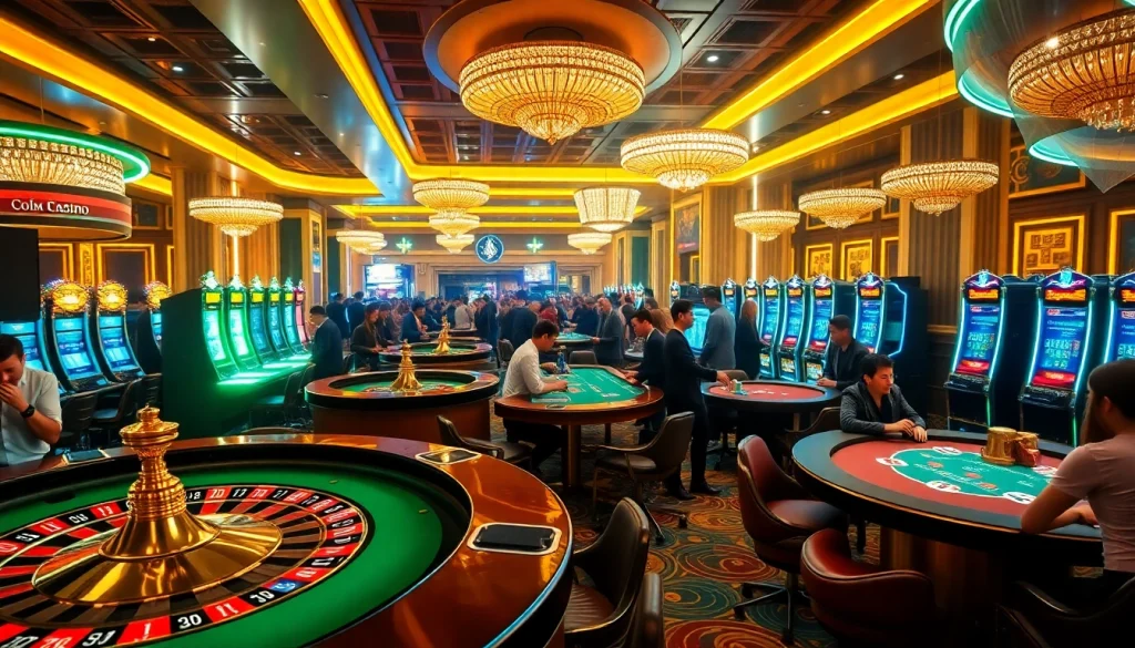 Experience thrilling gameplay at the casino français crypto with vibrant slots and lively tables.