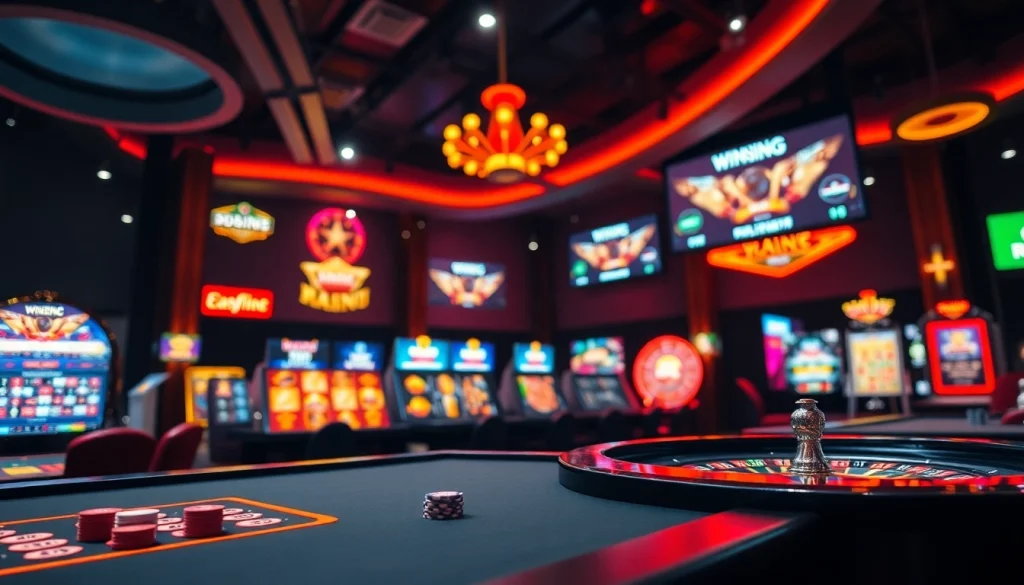 Vibrant casino belgium en ligne environment with games and excitement.