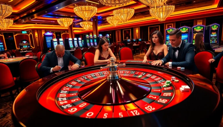 Players enjoying games at Bk33 casino, highlighting excitement and sophistication in betting.