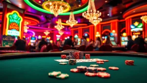 Découvrez le meilleur casino en ligne français avec des jeux captivants à une table de casino élégante.