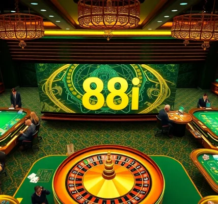 Exciting gameplay at the 88i game casino with players engaging in high-stakes tables.