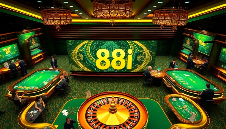 Exciting gameplay at the 88i game casino with players engaging in high-stakes tables.