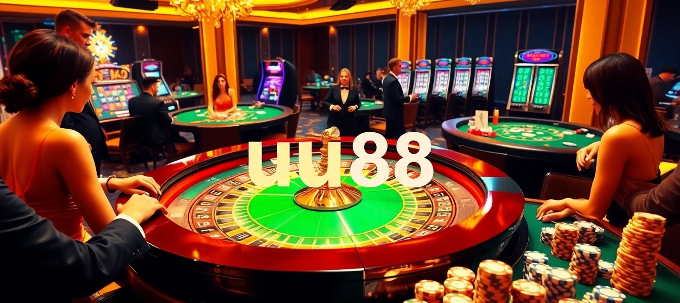 Experience thrilling gameplay at uu88 with luxurious casino elements like roulette and poker games.